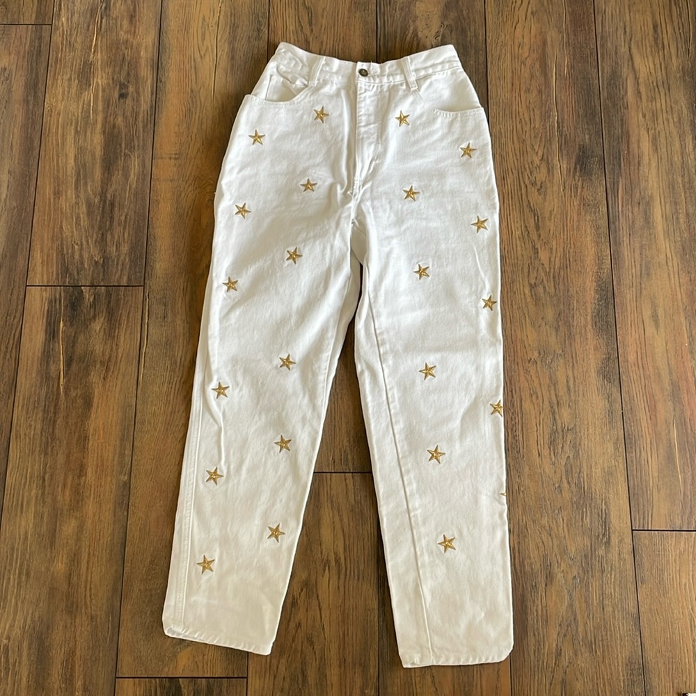 Vintage Star White Jeans